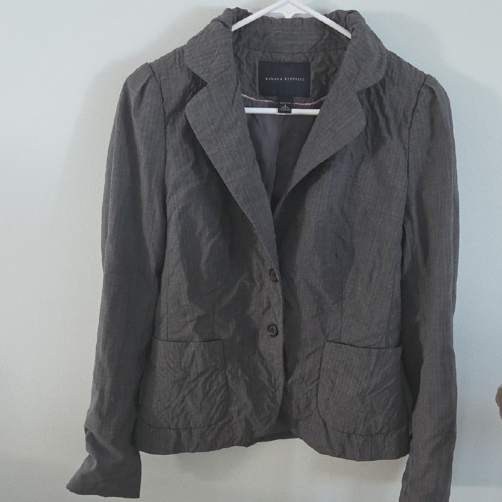 Banana Republic Charcoal Blazer